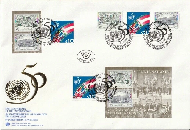 Großbrief Vereinte Nationen - 50 Jahre Vereinte Nationen - 1995