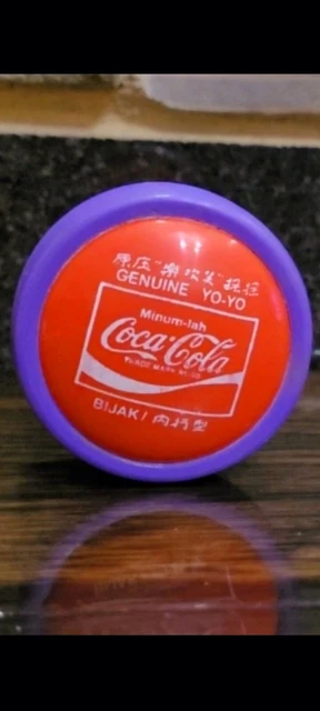 🟣🔴YOYO COCA-COLA 1970's GENUINE COKE COLLECTORS YOYO'S ORIGINAL COKE YOYO🔴🟣