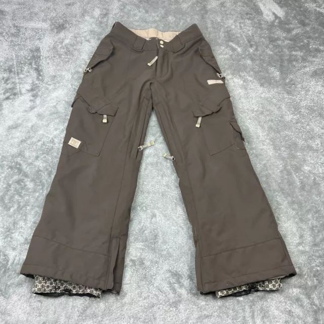 DC Snow Pants Boys Medium Brown Skiing Snowboarding Exotex 10k