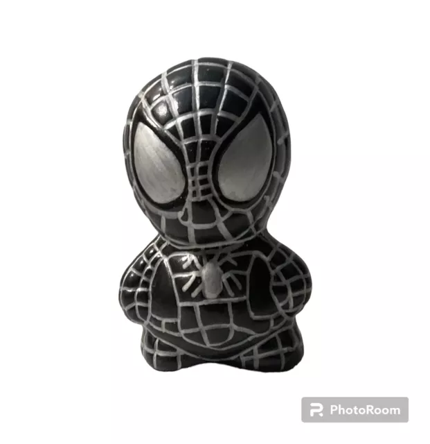 Marcel Spider Man Black Suit Ceramic Piggy Bank 5 Inches