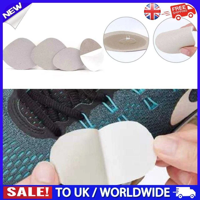 C# 4x Parche de Zapatos Vamp Reparación Pegatina Zapatos Plantillas Talón Protector de Agujeros (Gris)