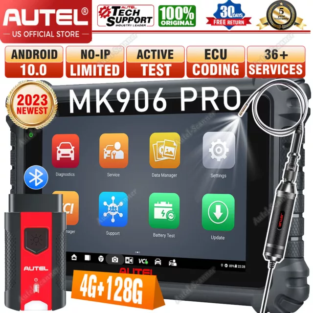 Autel MaxiCOM MK906 PRO ECU Coding Tablet OBD2 Scanner Bluetooth Diagnostic Tool