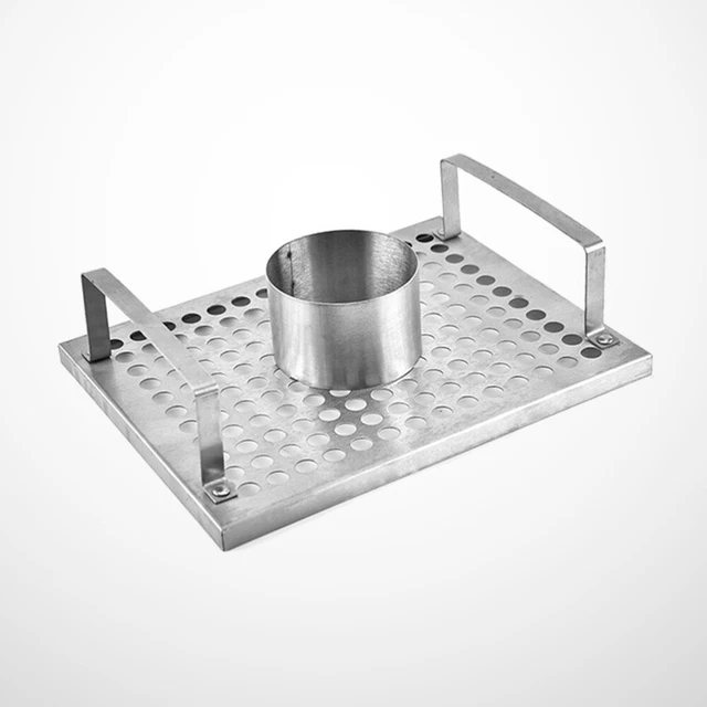 Copertura Rigida In Acciaio Inox Per Griglia Blackstone 28 Pollici – Con Manico E Ganci Per Appenderla