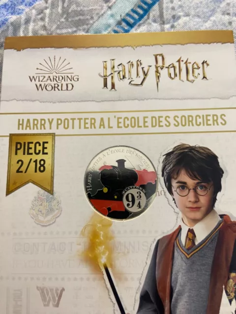 Piece argent Colorisée 10 Euro Harry Potter A L'Ecole Des Sorciers #2 2