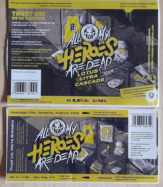 Beer label x 2 - Star Wars movie