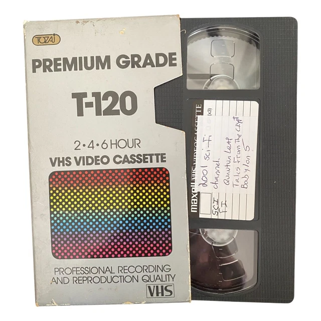 VHS RECORDED TAPE sold as used blank To Record Over 7.18 PicClick