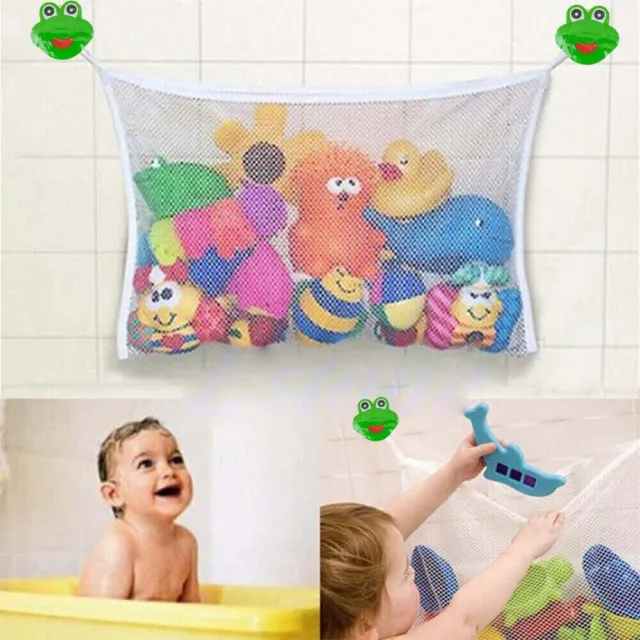 2Set Kids Baby Bath Toy Tidy Organiser Mesh Net Storage Bag Holder Bathroom HOT