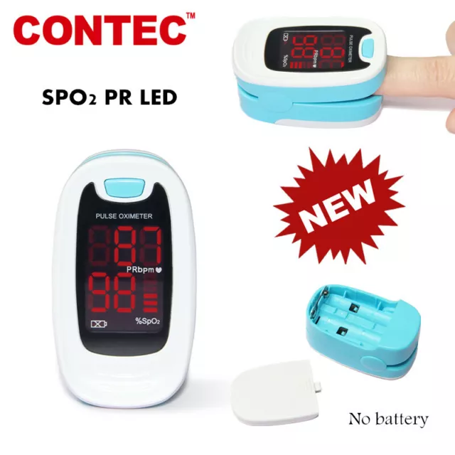 US Factory Sale Finger Pulse Oximeter LED Blood Oxygen Heart Rate Monitor CONTEC