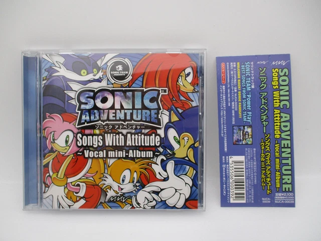 SONIC ADVENTURE SONGS With Attitude Vocal Mini Album CD w