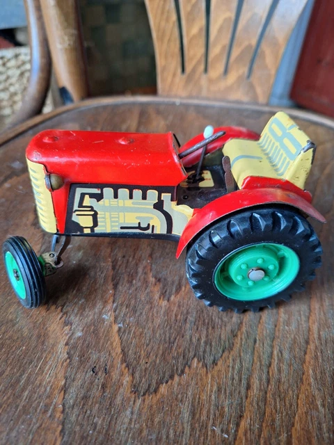 JOUET TÔLE ANCIEN tracteur routier Charles Rollet années 30 EUR 170,00