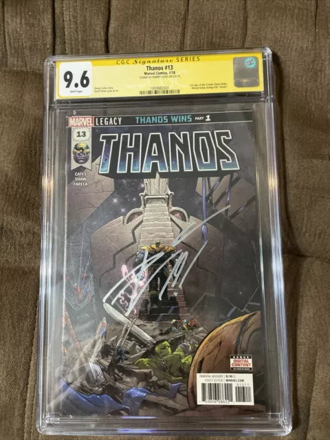 THANOS 13 CGC 9.6 SS Signed by Donny Cates 1st Cosmic Ghost Rider