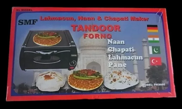 TANDOOR Lahmacun Naah Chapati Pane Roti Pizza Maker Elektroofen