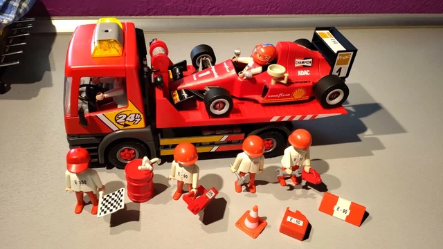 Figurine Playmobil Formule 1 Pilote Custom - Personnage Customisé - Occasion