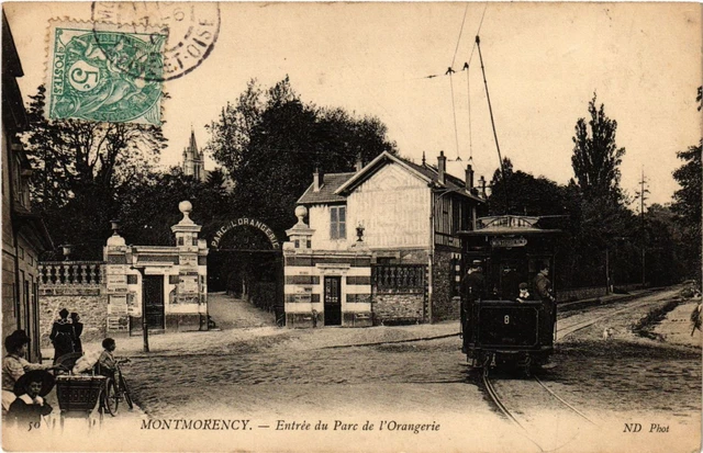 CPA  Montmorency - Entrée du Parc de l'Orangerie  (290918)