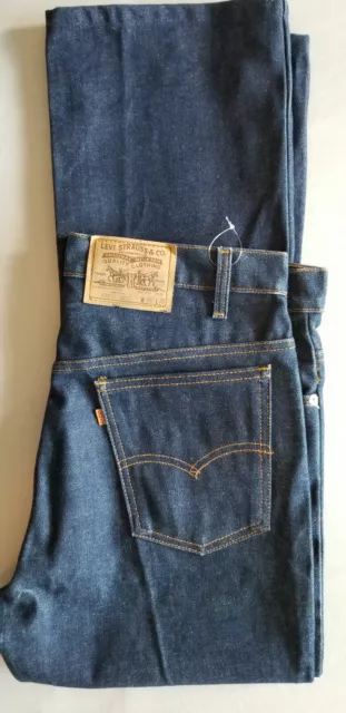 LEVI STRAUSS Men Vintage US Made 517 Bootcut Rigid Denim Jean - 36x30 Blue NEW