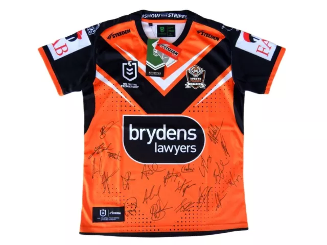 Signed 2024 Wests Tigers 25 Years NRL Jersey - Proof COA