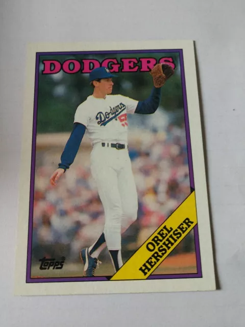 Orel Hershiser 1988 Topps #40 Los Angeles Dodgers - Baseball Card-