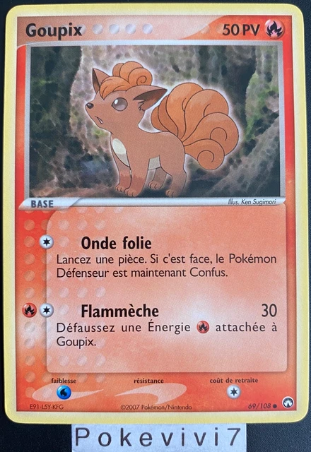 Carte Pokemon GOUPIX 69/108 Bloc EX Gardiens du Pouvoir FR NEUF