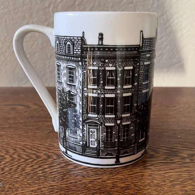 Slice of Life New York Brownstone Mug By Douglas Smith 222 Fifth