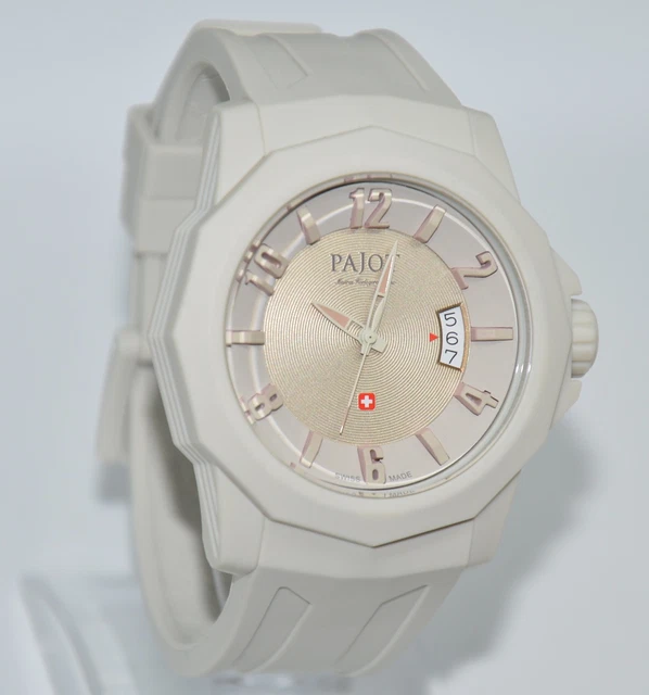 PAJOT PJ-G1305 OROLOGIO Uomo Swiss Made Silicone Data Listino 139