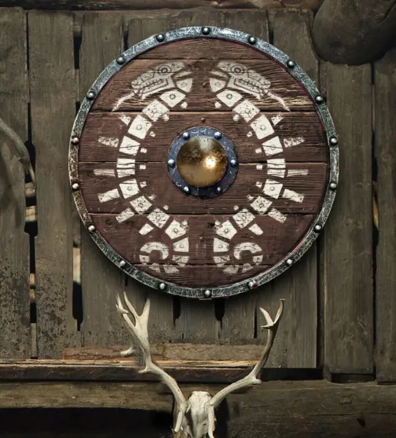 Zelda Traveler's Shield Authentic Battleworn Viking Shield