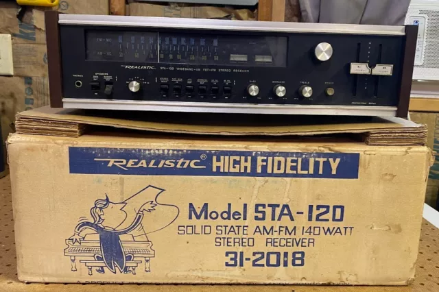 Realistic High Fidelity Solid State AM-FM Stereo Receiver