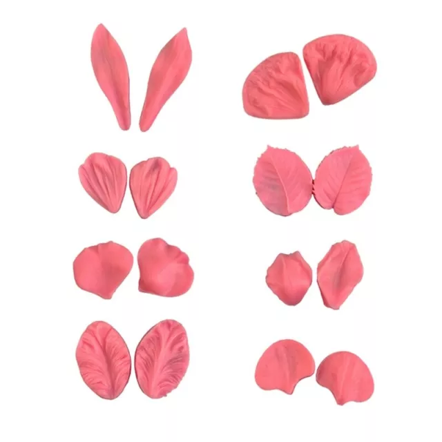 3D Petal Leaves Kitchen Baking Mold Silicone Cake Decorating Tools Fondant