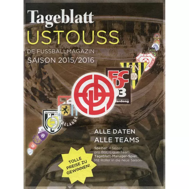 Ustouss de Fussballmagazin Saison 2015/2016 - Luxembourg Football Season Preview