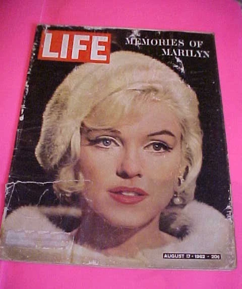 VINTAGE LIFE MAGAZINE August 17 1962 - Memories of Marilyn Monroe
