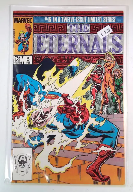 Eternals #5 Marvel Comics (1986) VF/NM 2nd Series 1st Print Comic Book