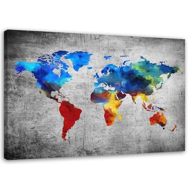 Feeby 3 parti Quadro Tela Non Tessuta 120x80 cm Gioco Per il giocatore Giochi Foto d'Arte Decorazione Murale Corridoio Console Di Gioco Simboli Astrazione multicolore