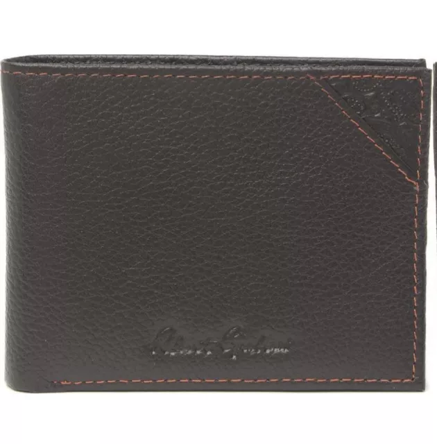 Robert Graham, Prado Slim Fold Leather Wallet Brown NEW