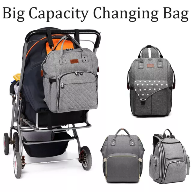 KONO Multi-Function Tote Baby Mummy Diaper Nappy Backpack Changing Shoulder Bag