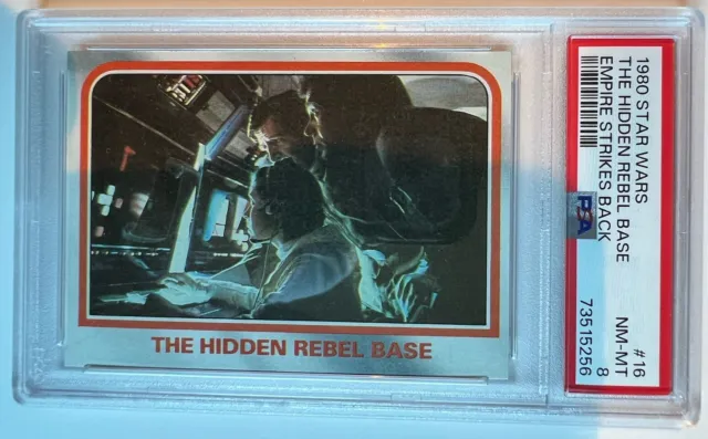 The Hidden Rebel Base, Princess Leia, Empire Strikes Back, 1980 Star Wars 16 PSA