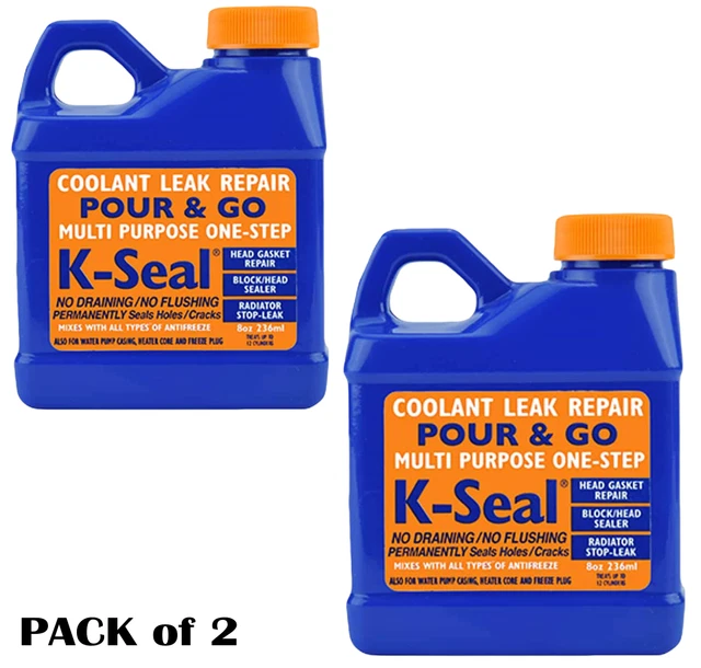 2X LEAKING DRIPPING Wet Loosing Water Coolant Car Anti Freeze Stop Leak