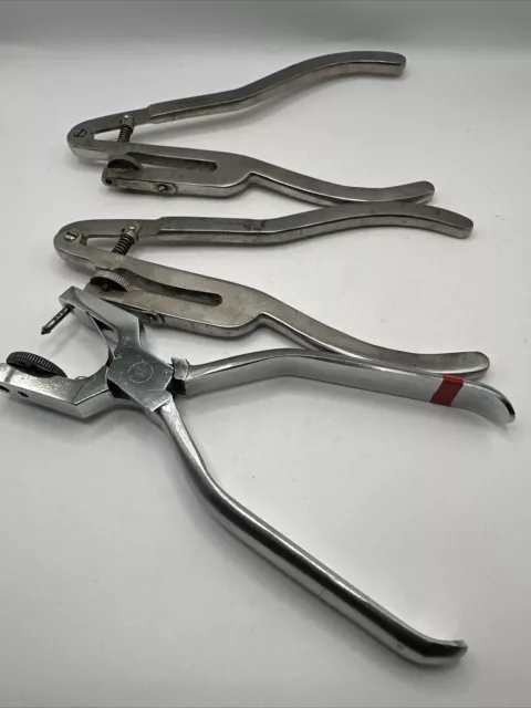 Dental Rubber Dam 5 Hole Punch Plier Stainless Japan Pakistan RDP 3 Lot