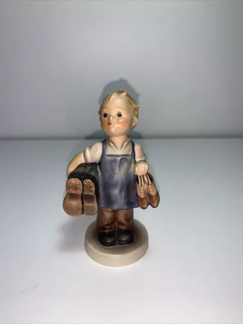 Vintage Goebel Hummel Figure “Boots” #143/0 TMK 5 Little Boy holding boots,