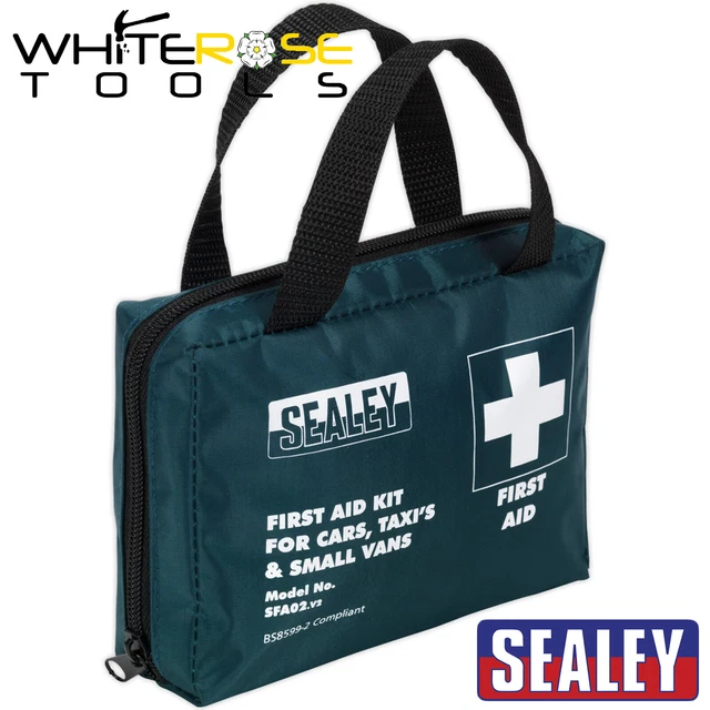 Sealey First Aid Kit Medium for Cars, Taxi's & Small Vans - BS 8599-2 Compliant