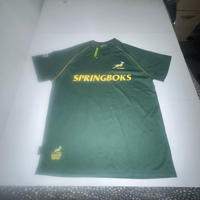 Officially Licensed South African S. A. Rugby Springboks Jersey Men’s Size M
