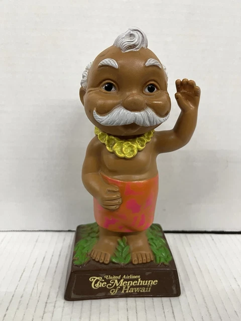 This sweet vintage Menehune Bank Of Hawaii pottery bank