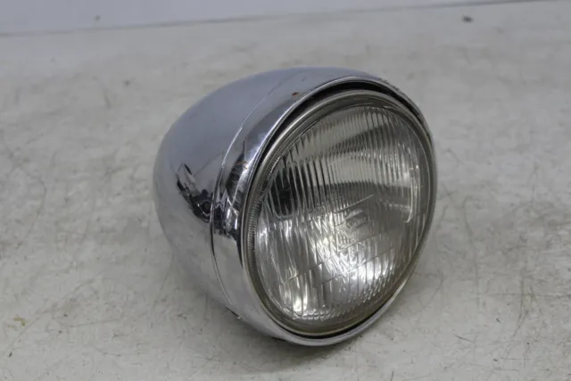 03 Honda Shadow Ace 750 Vt750Cd Deluxe Single Headlight Head Lamp Light W Bucket