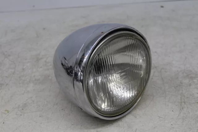 03 Honda Shadow Ace 750 Vt750Cd Deluxe Single Headlight Head Lamp Light W Bucket