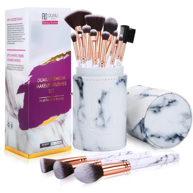Pennelli Make Up FILY DUAIU Set di 15pcs pennelli trucco Pennelli per trucco