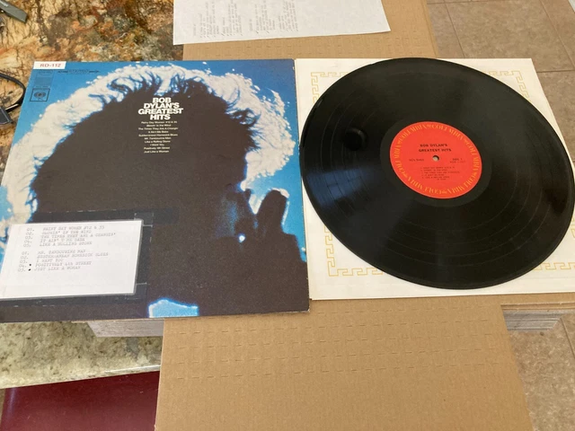 Bob Dylan's Greatest Hits LP Vintage Vinyl Columbia Records KCS 9463 Stereo