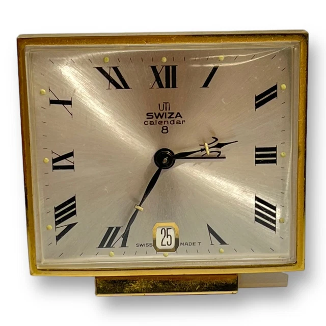 Réveil UTI SWIZA 8 jours date  ref 317.011