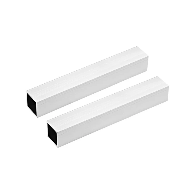 6063 Alluminio Rettilinea Tubo Quadrato 30mmx30mmx1mm 200mm Lunghezza 2pz