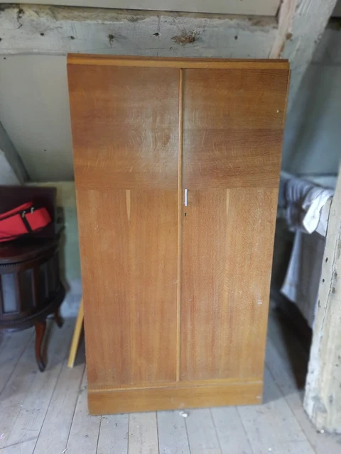 Early 20th Century Art Deco ?  Oak wardrobe, Cabinet