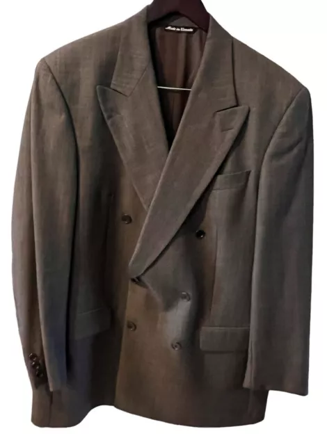 Barneys New York Kilgour French Stanbury Jacket Blazer Mens Sz 42 Wool
