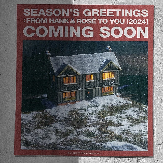 BLACKPINK ROSE 2024 Season's Greetings FROM HANK&ROSE TO YOU /Calendar
