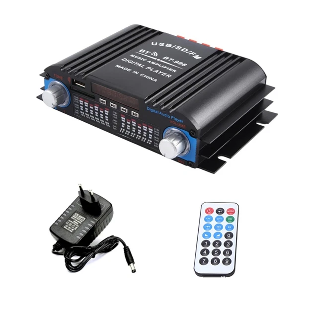 Ampli Voiture 2 Canaux Excalibur X275.2 - 1300W Max - Bass-Boost 12 DB - Mode Bridge Pour Subwoofer - HiFi Puissance